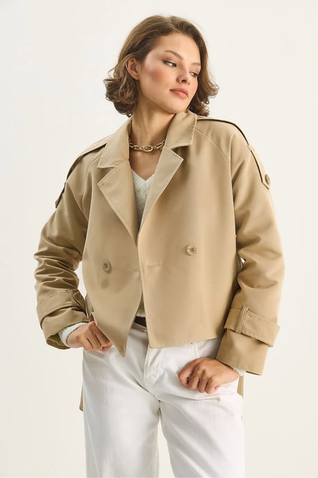 Overmaatse Trenchcoat met Striksluiting - Image 2