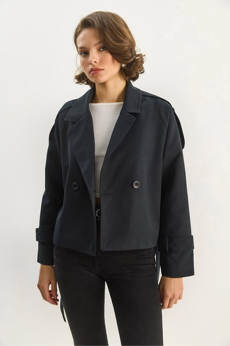 Overmaatse Trenchcoat met Striksluiting - Image 3