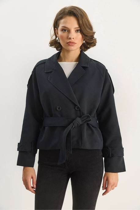 Overmaatse Trenchcoat met Striksluiting - Image 5