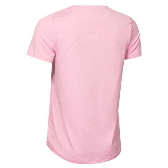 Women's Calvin Klein Golf V-Neck Regular Fit T-Shirt in White/Pink - Image 5
