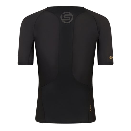 Men's Skins Ss Top Mens in Black - Image 2
