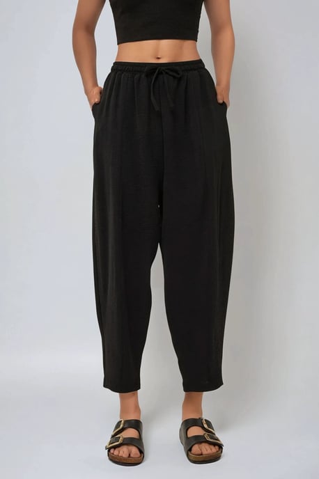 Elastic Waist Comfort Fit Pants - Image 2