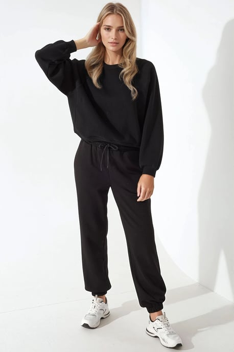 Elastische Taille Lange Jogger Sweatpants - Image 2