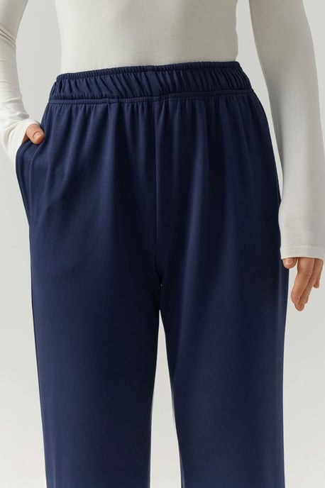 Elastische taille modal touch jogger broek - Image 6