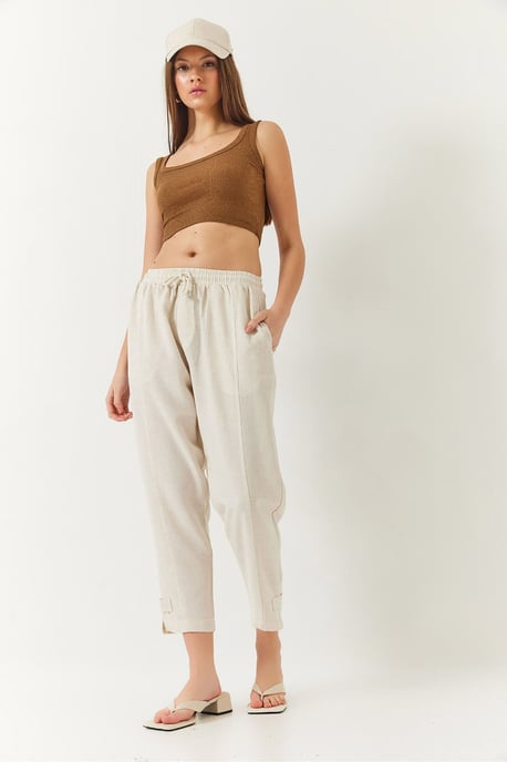 Regular Fit Joggingbroek met Elastische Taille en Zakken - Image 2