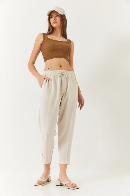 Regular Fit Joggingbroek met Elastische Taille en Zakken - Image 3