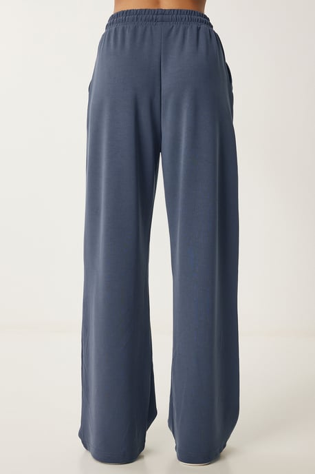 Wijde broek met trekkoord in de taille - Image 6