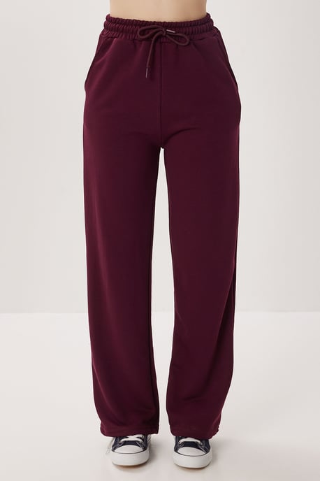Wide Leg Drawstring Waist Sweatpants - Image 3