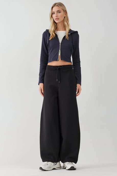 Barrel Fit Basis Verhoogde Sweatpants - Image 3