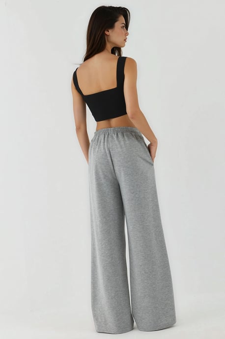 Brede Been Elastische Taille Trainingsbroek - Image 3