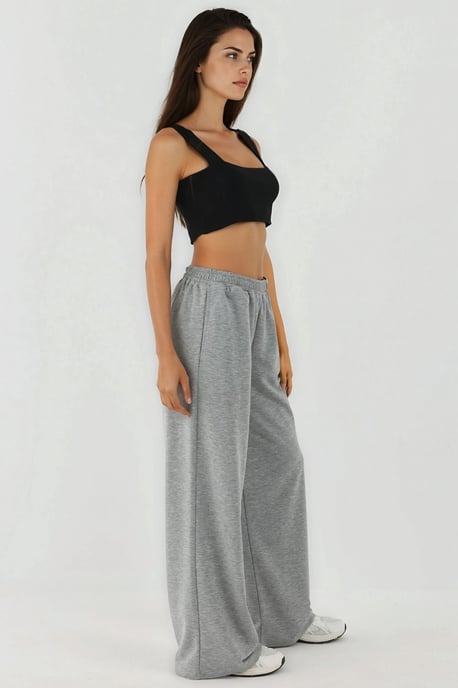 Brede Been Elastische Taille Trainingsbroek - Image 4