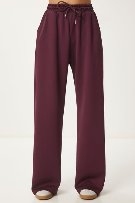 Wide Leg Drawstring Waist Sweatpants - Image 5