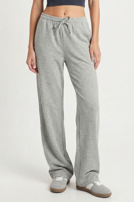 Wide Leg Drawstring Waist Sweatpants - Image 3