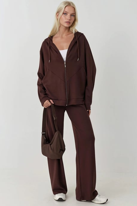 Zachte Modal Touch Wijde Pijpen Joggingbroek - Image 2