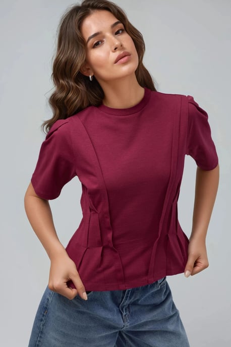 Fitted Crew Neck T-Shirt - Image 2