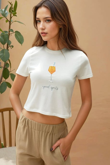 Bedrukt Regular Fit Crewneck T-shirt van 100% Katoen - Image 5