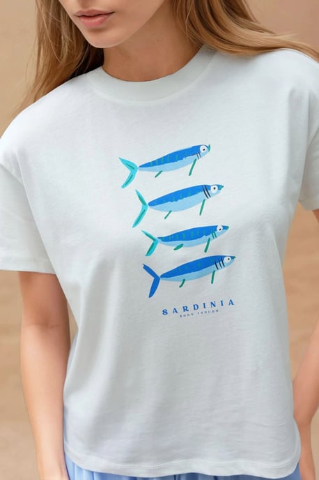 Tryckt Regular Fit Crew Neck T-shirt i 100% bomull - Image 2