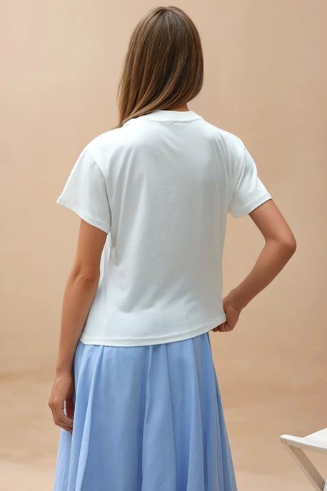 Tryckt Regular Fit Crew Neck T-shirt i 100% bomull - Image 5