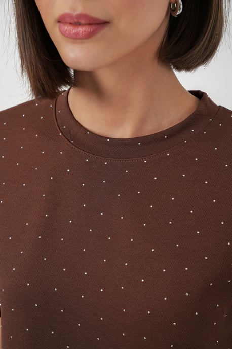 Steen Gemeleerde Crew Neck T-Shirt - Image 4
