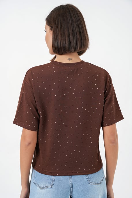 Steen Gemeleerde Crew Neck T-Shirt - Image 5