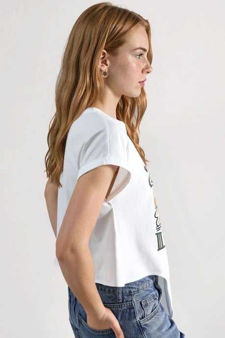 Printed Crop T-Shirt - Image 3