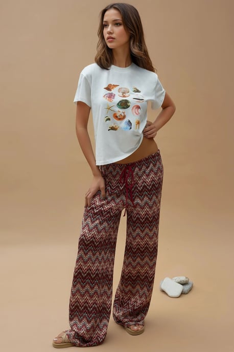 Tryckt Regular Fit Rundhalsad T-shirt i 100% Bomull - Image 2