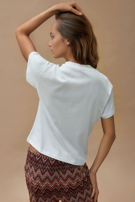 Tryckt Regular Fit Rundhalsad T-shirt i 100% Bomull - Image 5