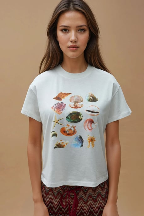 Tryckt Regular Fit Rundhalsad T-shirt i 100% Bomull - Image 6