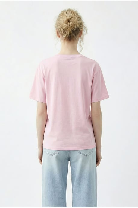 Geborduurd Crew Neck Relaxed Fit T-shirt - Image 5