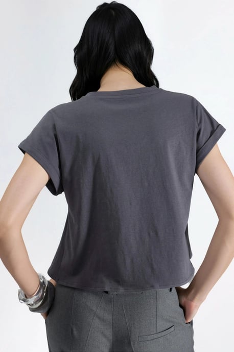 Geprinte Crop T-Shirt - Image 4