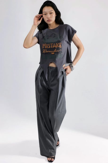 Geprinte Crop T-Shirt - Image 6