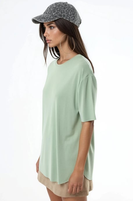 Losse Fit Crewneck T-shirt - Image 2