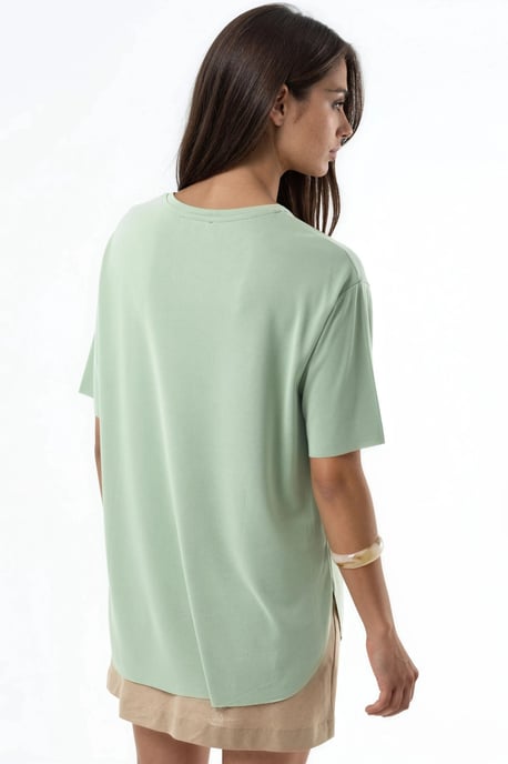 Losse Fit Crewneck T-shirt - Image 3