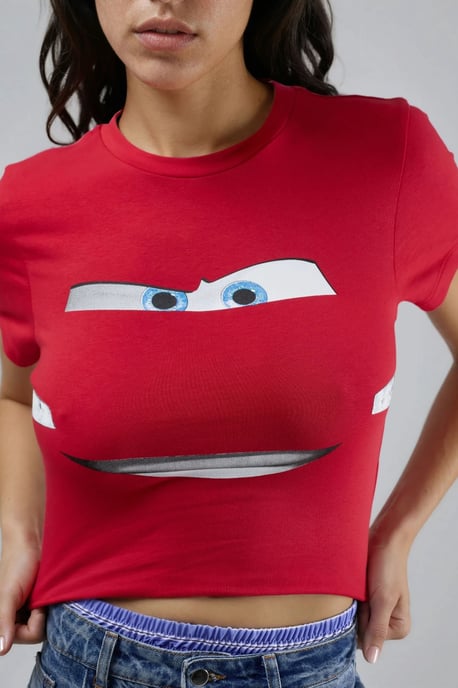 Korte Mouw Auto Print T-Shirt - Image 5