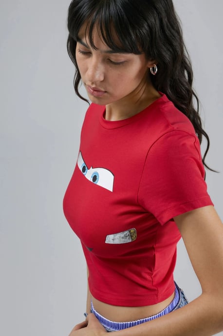 Korte Mouw Auto Print T-Shirt - Image 6