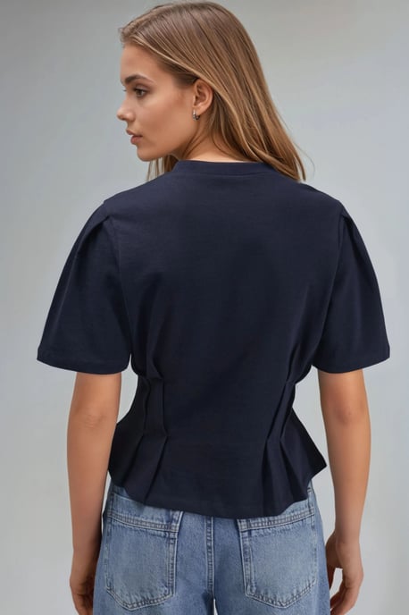 Fitted Crew Neck T-Shirt - Image 3