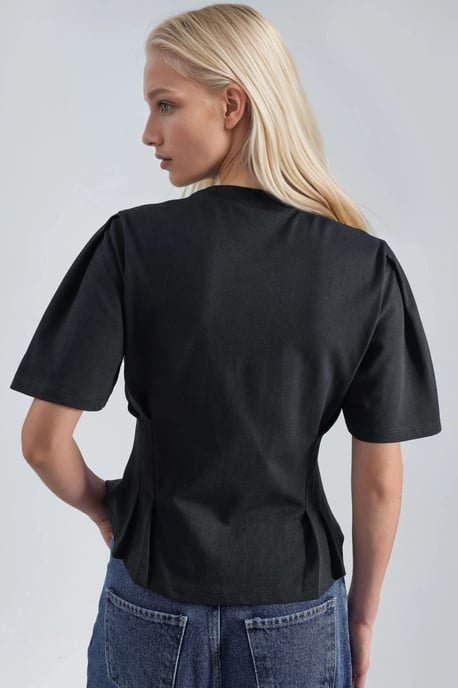 Fitted Crew Neck T-Shirt - Image 5