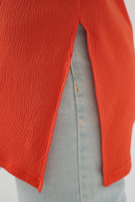 Gestructureerd Ronde Hals Korte Mouwen T-Shirt - Image 3