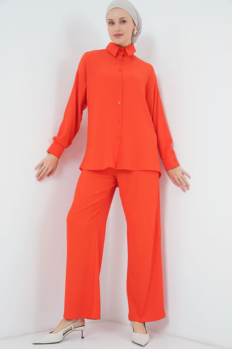 Oversized Shirt & Broek Twee-Stuk Coördineerset - Image 5