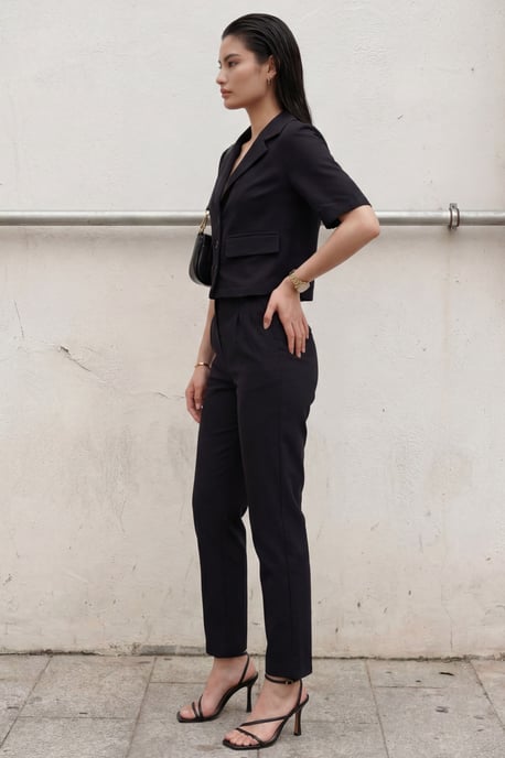 Shirt met Zakdetail & Broek Twee-Delige Set - Image 2