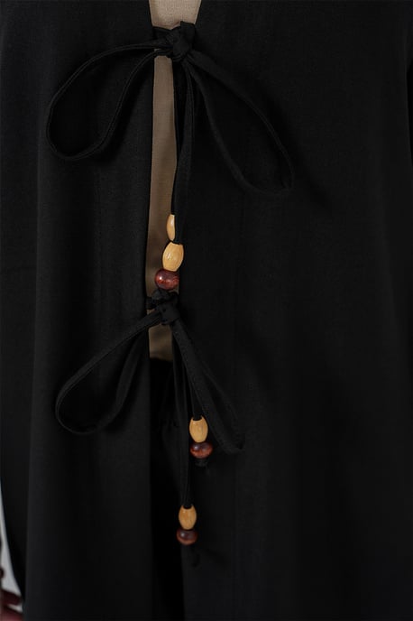 V-Neck Cardigan and Wide Leg Pants Set - Image 5