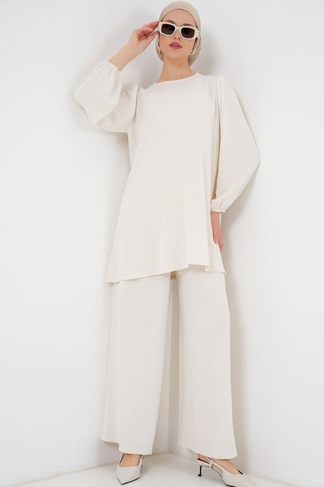 Tuniek & Wijde Broek Twee-Delige Coördinatie Set - Image 4