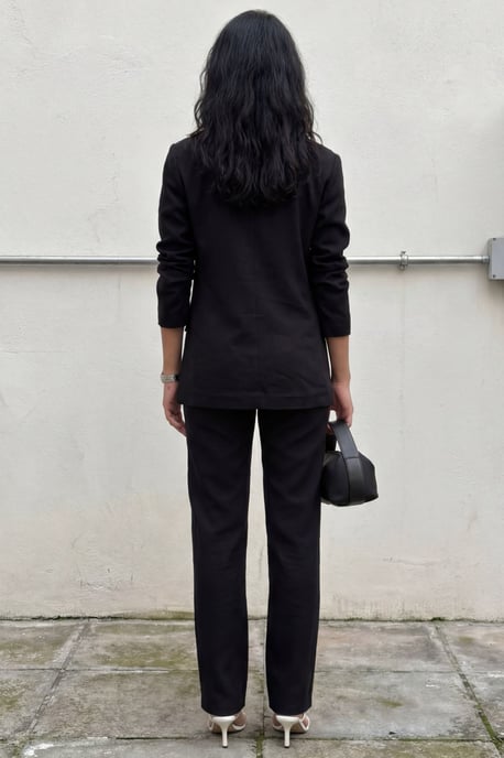 Geknoopte Jacket Kraag Twee-delig Set - Image 2