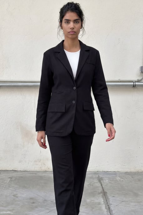 Geknoopte Jacket Kraag Twee-delig Set - Image 6