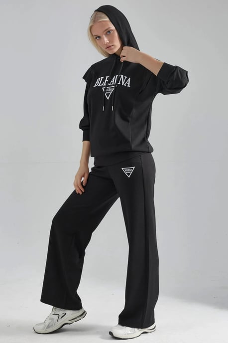 Modal Touch Embroidered Hooded Two-Piece Set - Image 2
