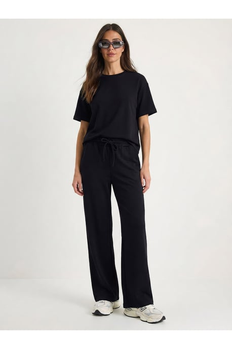 Ronde Hals T-Shirt en Broeken Twee-Piece Set - Image 2
