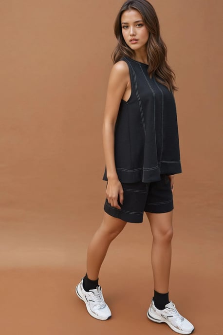 Stitch Detail Relax Fit Co-ord Set - Image 2