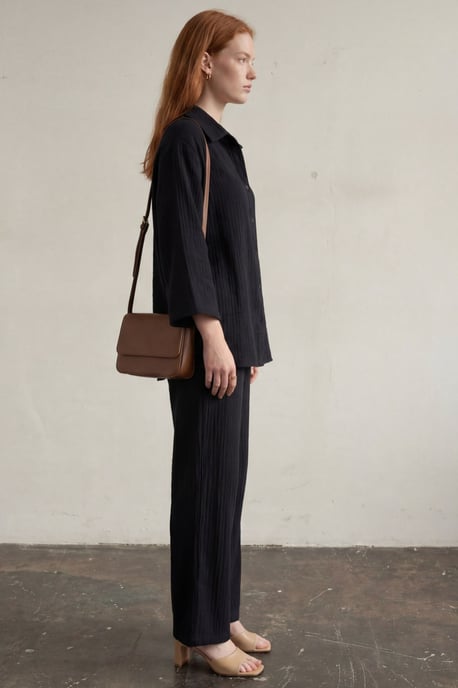 Muslin stof twee-delige set met shirt en broek - Image 4