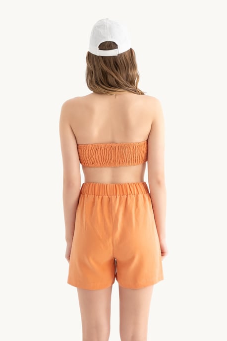 Strapless Basic Crop Top - Image 3