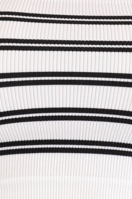 Randig Off-Shoulder Crop Top - Image 4
